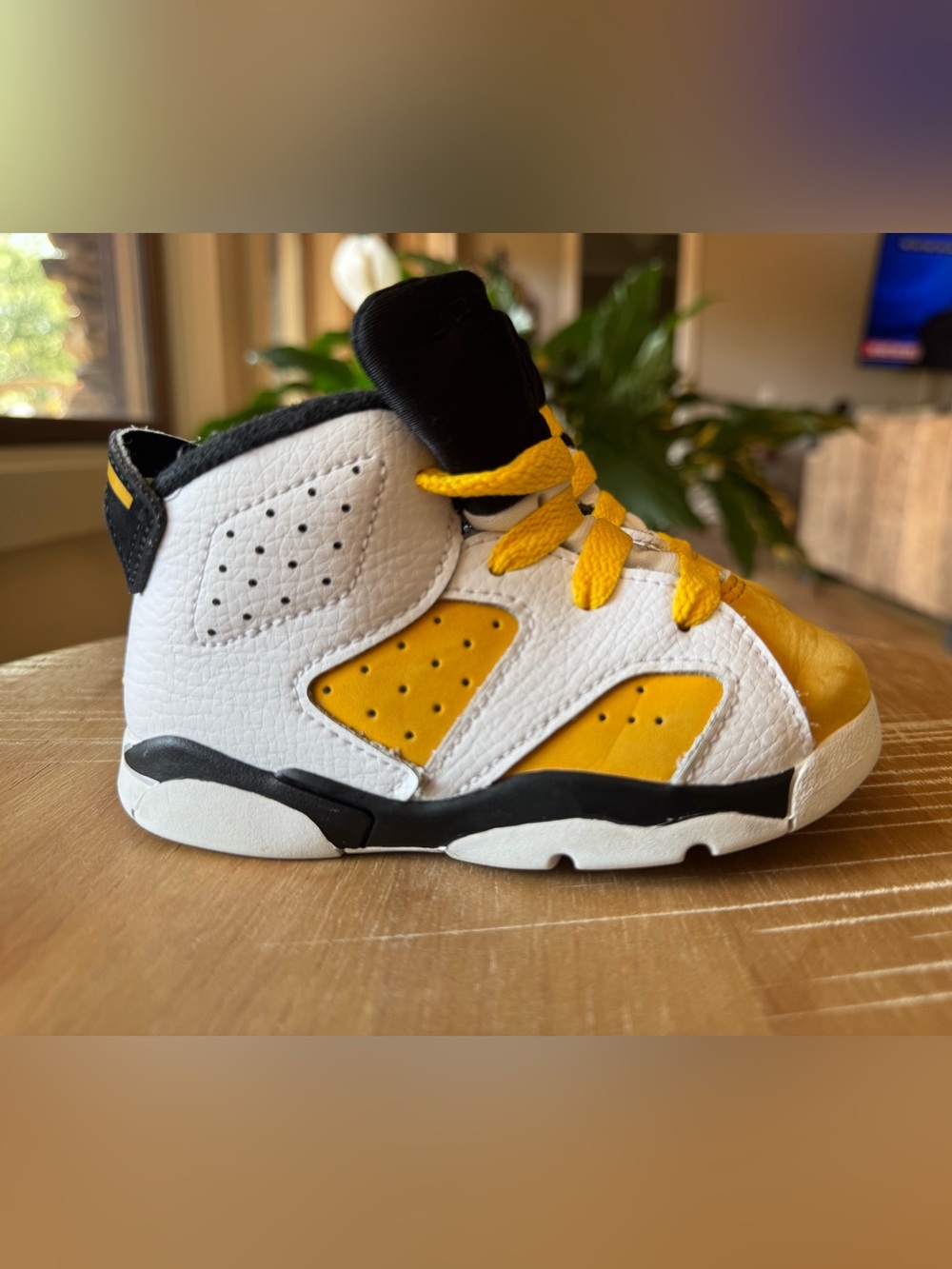 Air Jordan 6 Retro TD “Yellow Ochre” Style Code DV3606-170 Size 7C